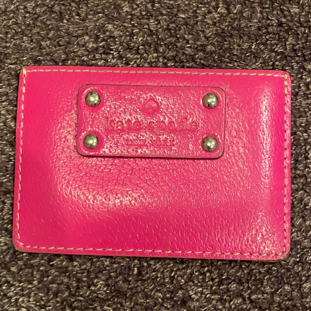 Kate Spade Slim Pink Card Holder